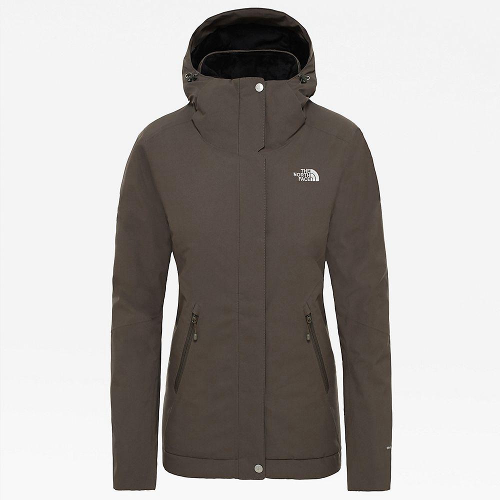 The North Face Inlux Insulated Γυναικεια Αδιάβροχο Μπουφάν - Πρασινο (ZOYE23194)